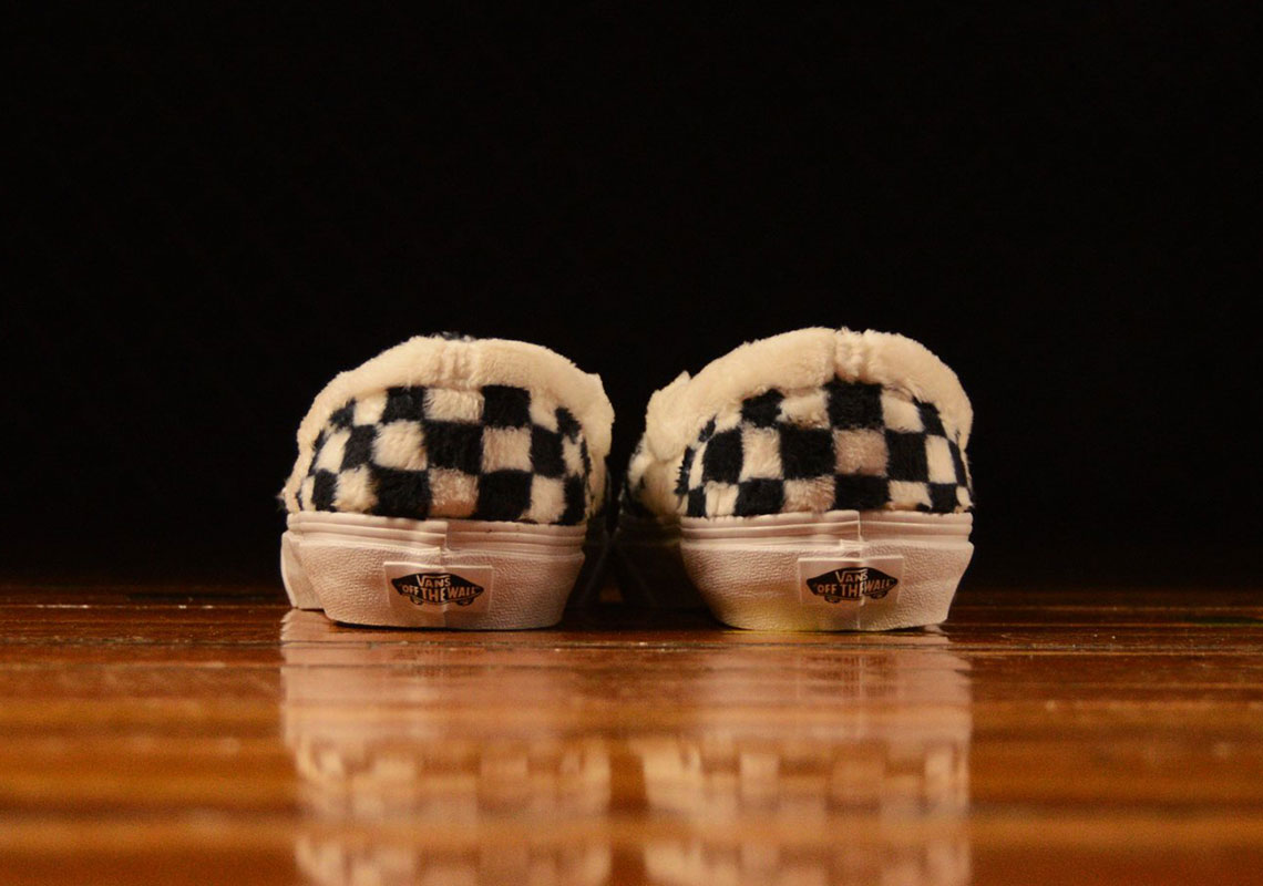 Vans Slip On Checkerboard Fleece 2