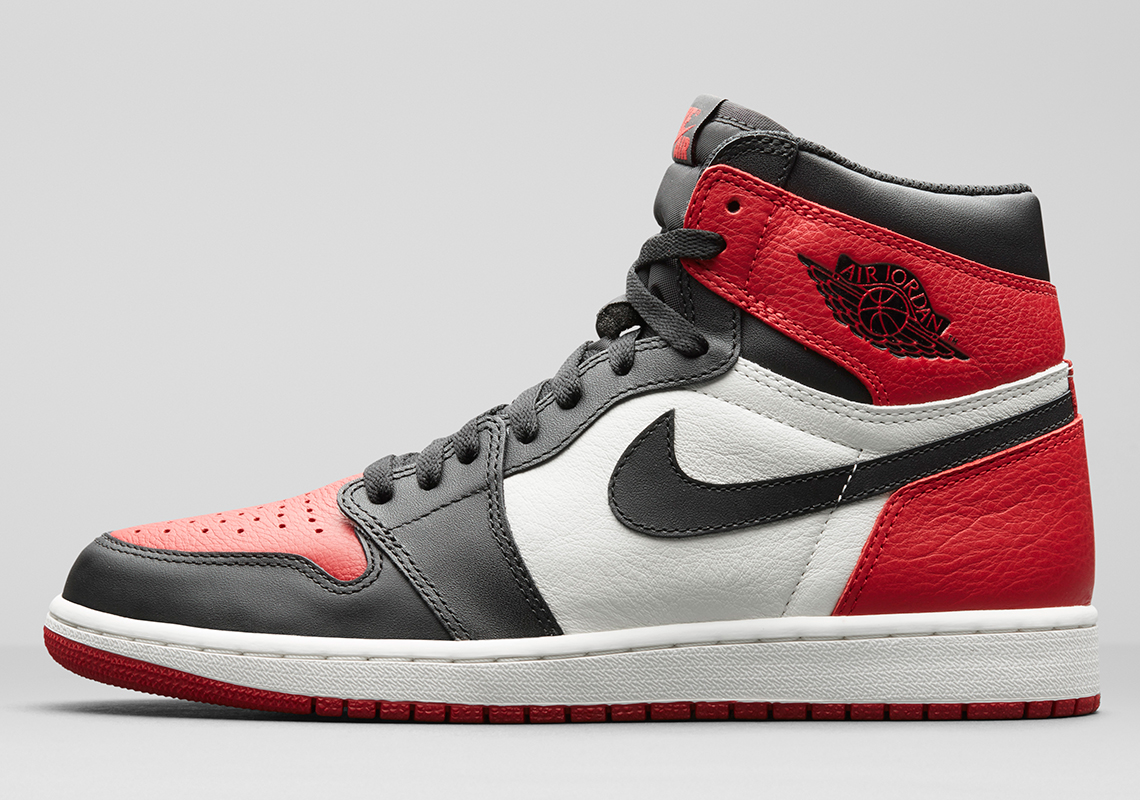 Air Jordan 1 Bred Toe 555088 610 Detailed Look 9