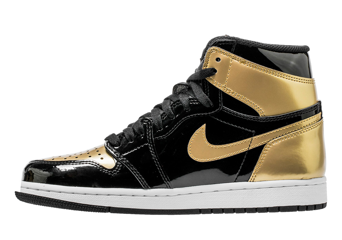 Air Jordan 1 Gold Toe 861428 007 3