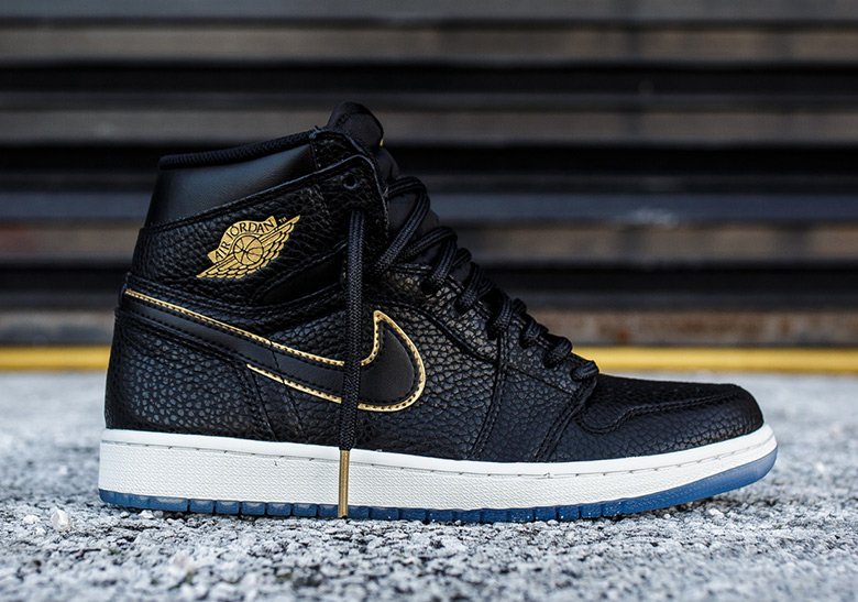 Air Jordan 1 Los Angeles Black Gold Release Info 4