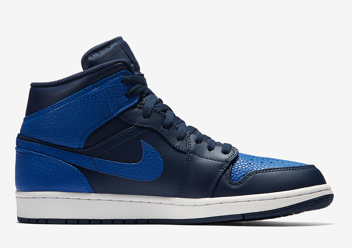 Air Jordan 1 Mid Obsidian Royal 554724 412 Coming Soon 4