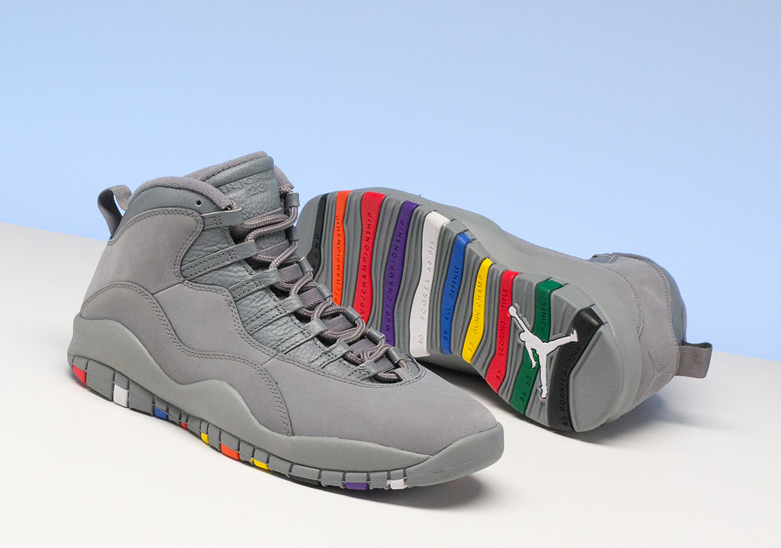 Air Jordan 10 Cool Grey 310805 022 5