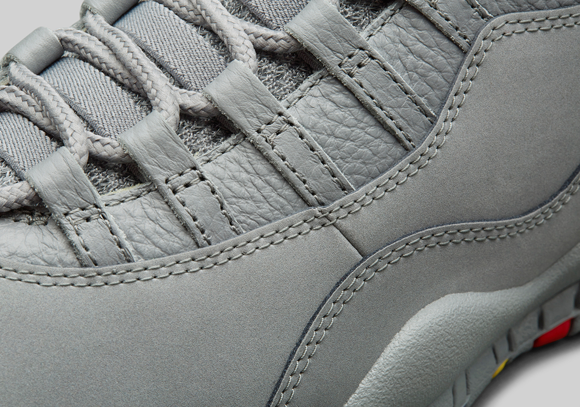 Air Jordan 10 Cool Grey 310805 022 Detailed Look 3