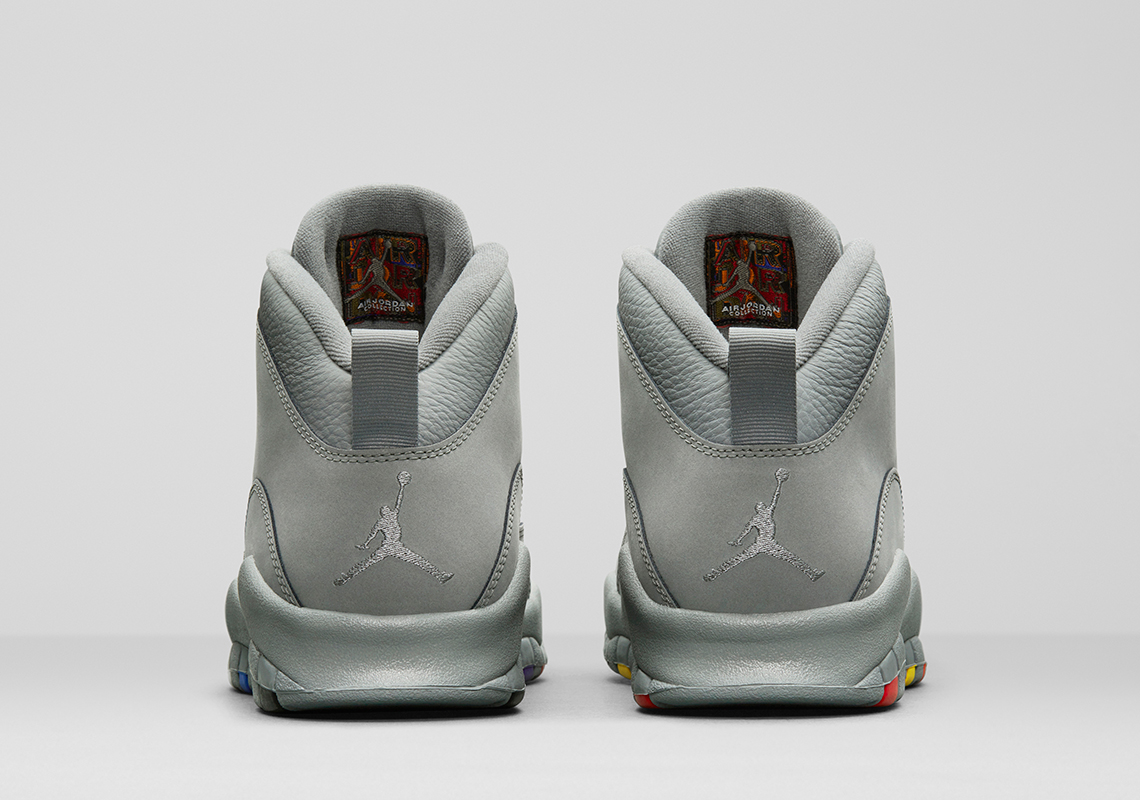 Air Jordan 10 Cool Grey 310805 022 Detailed Look 6