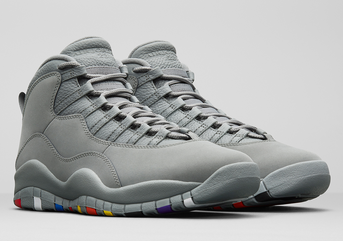 Air Jordan 10 Cool Grey 310805 022 Detailed Look 7