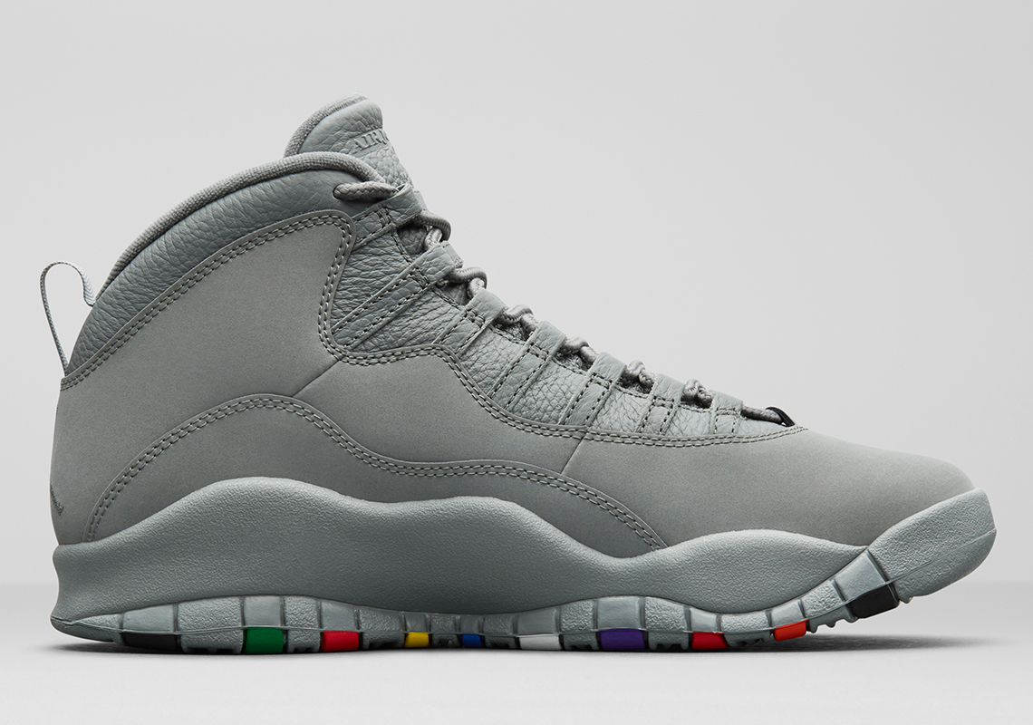 Air Jordan 10 Cool Grey 310805 022 Detailed Look 8