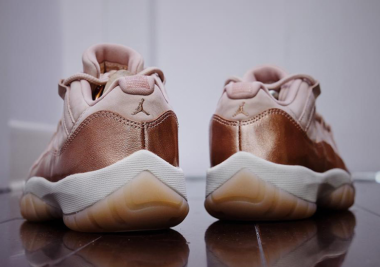 Air Jordan 11 Low Rose Gold Wmns First Look 2