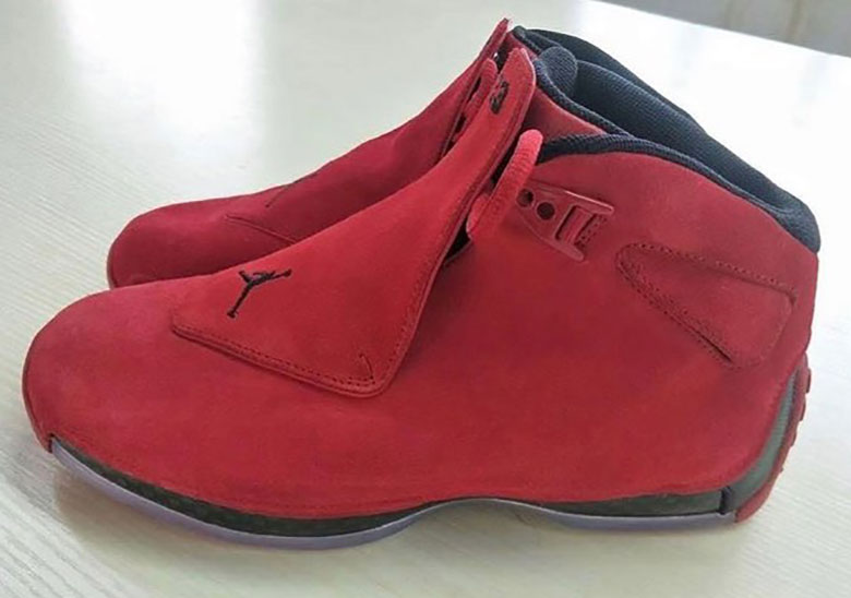 Air Jordan 18 Retro "Red Suede" Releasing In 2018