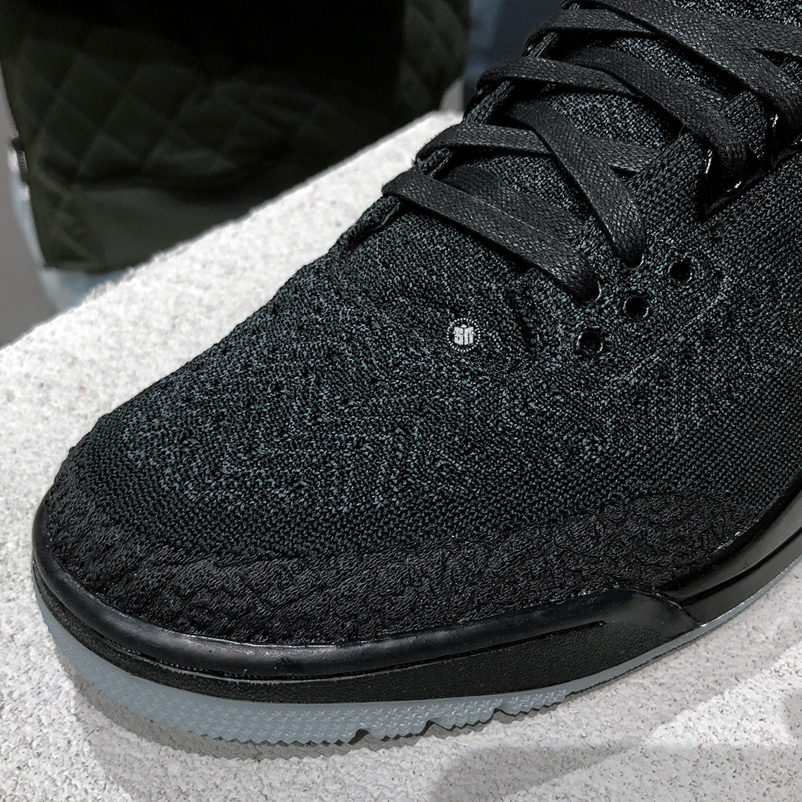 Air Jordan 3 Flyknit Black 7