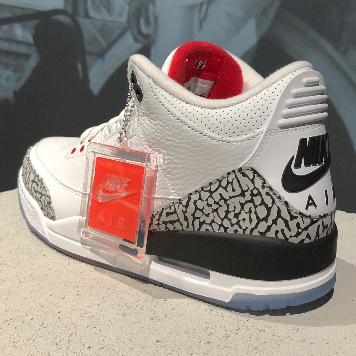 Air Jordan 3 White Cement Dunk Contest Clear Sole 3