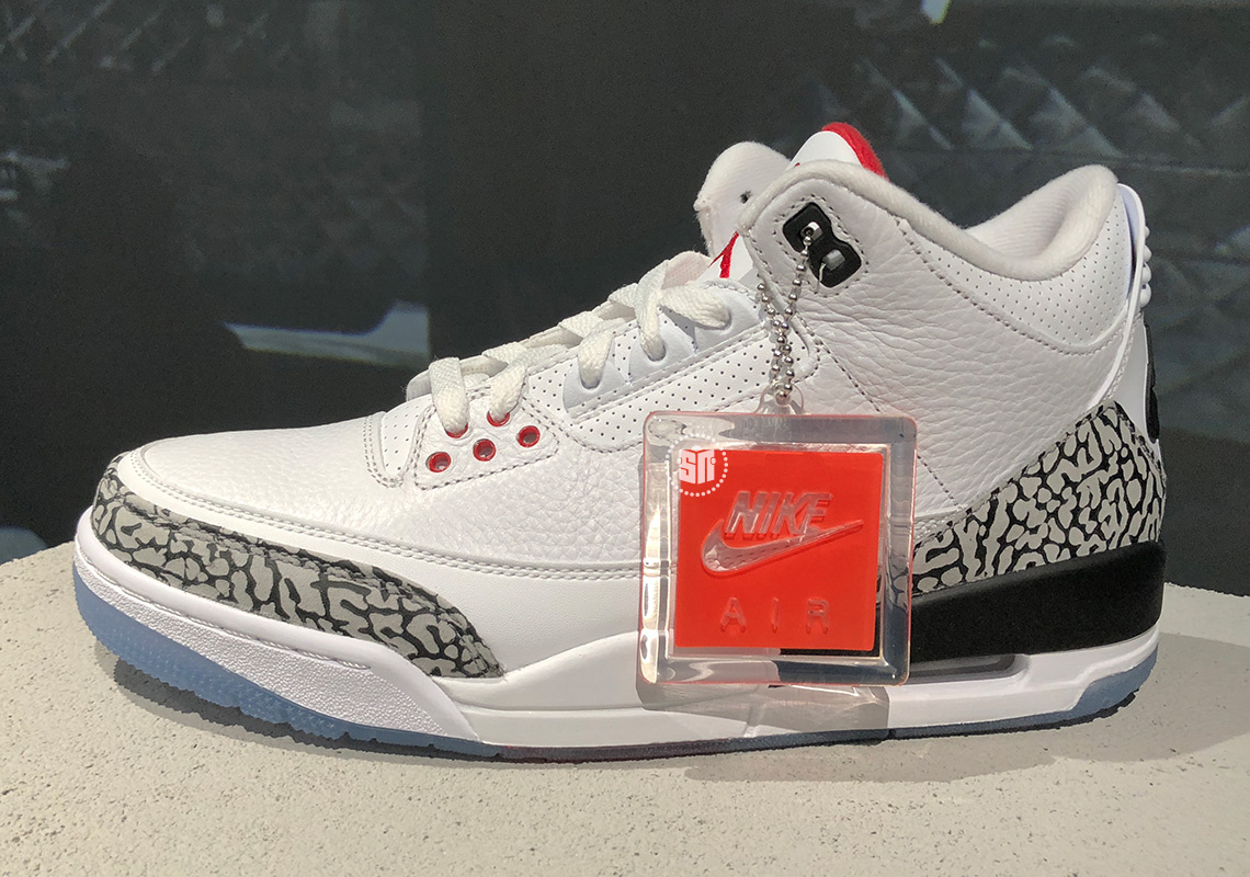 Jordan Brand Celebrates Michael's 1988 Dunk Contest With Air Jordan 3 "White/Cement" With Clear Soles