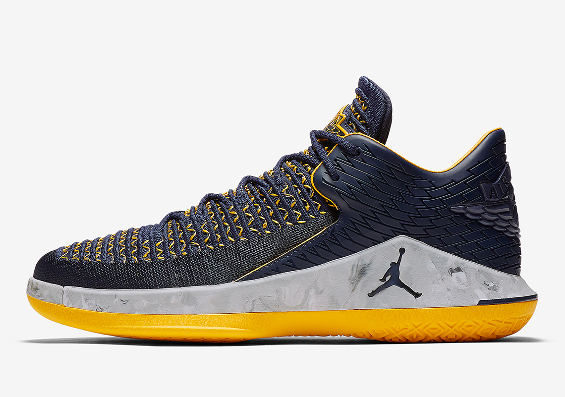 Air Jordan 32 Low Michigan Ah3347 405 Release Info 3