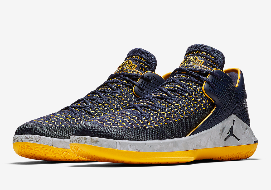 Air Jordan 32 Low Michigan Ah3347 405 Release Info 7