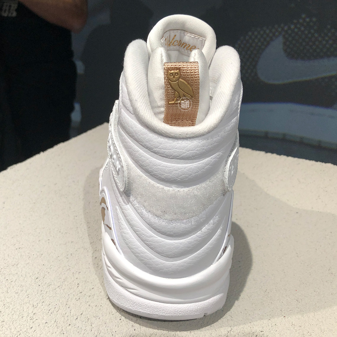 Air Jordan 8 Ovo White Gold First Look 4