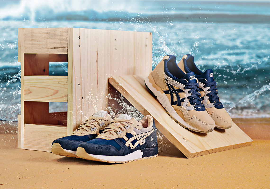 ASICS Introduces The "Beach Pack" In Navy and Marziapan