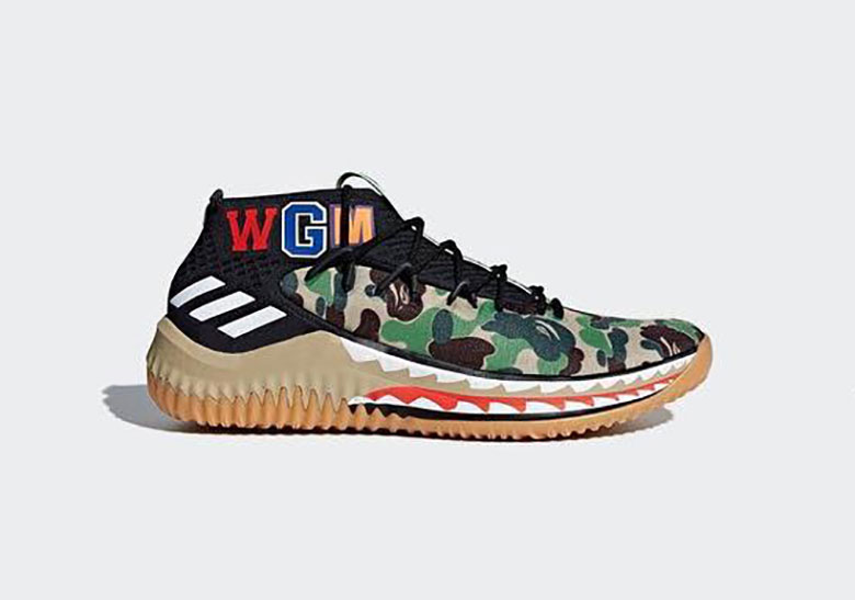 Bape Adidas Dame 4 Green