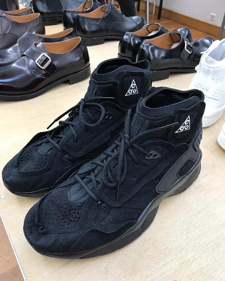 Cdg Nike Mowabb Black