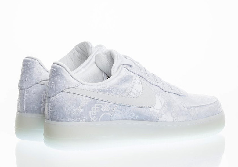 Clot Nike Air Force 1 White Silk Release Date 4