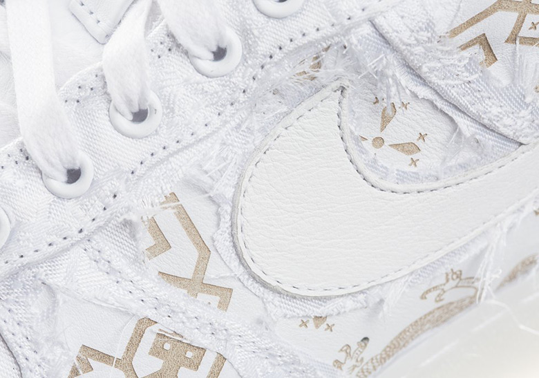 Clot Nike Air Force 1 White Silk Release Date 7