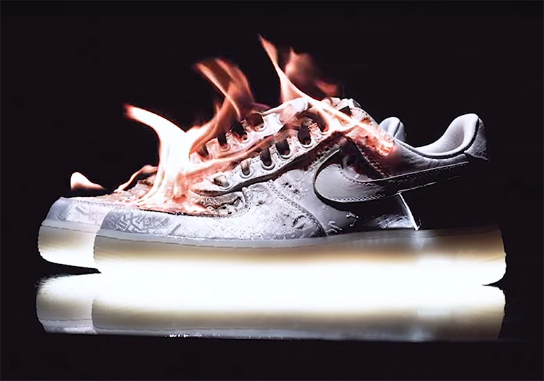 CLOT Reveals What's Underneath The Silk Uppers Of Their Nike Air Force 1 Collaboration