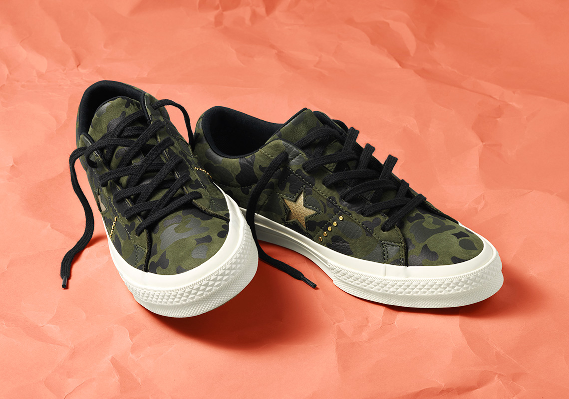 Converse One Star Gold Camo February 2018 3