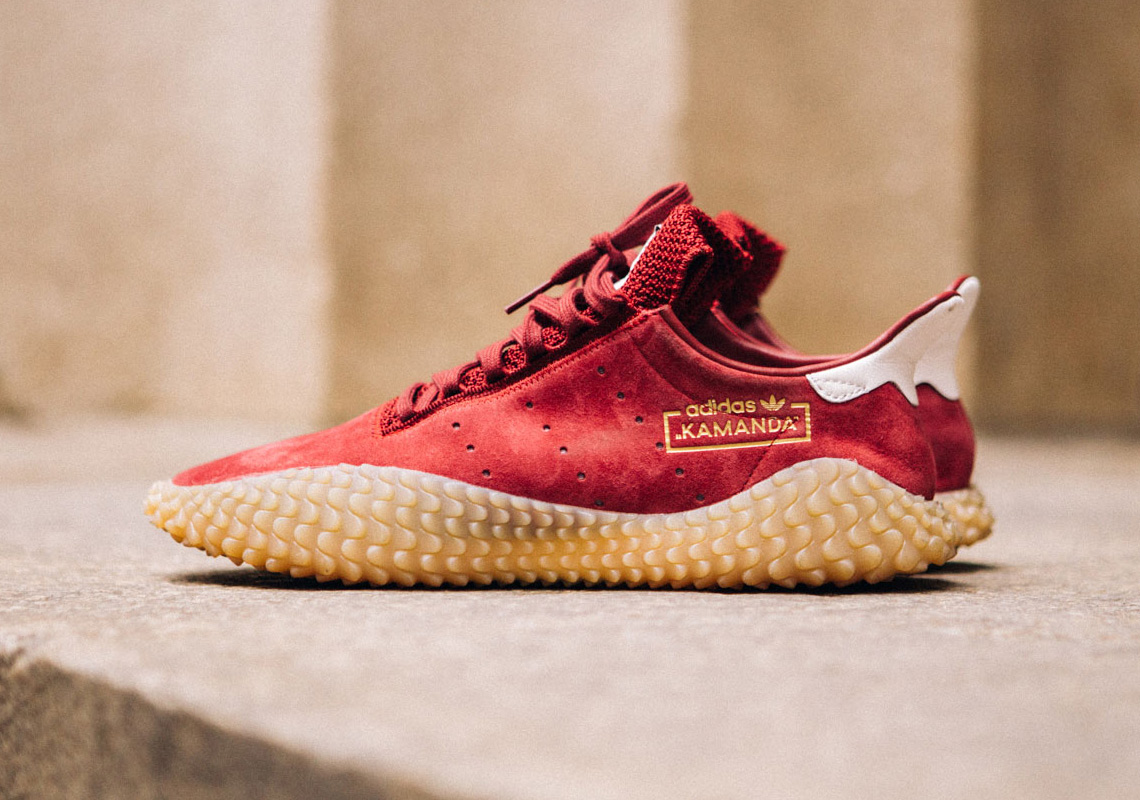 The adidas Kamanda Gets Colored In Red In Collaboration With C.P. Company