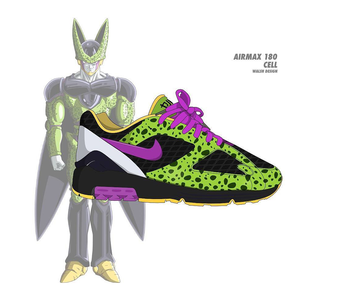 Dragonball Z Nike Collaboration Cell Air 180