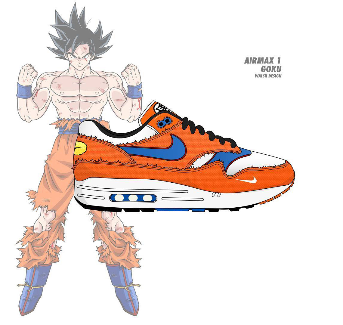 Dragonball Z Nike Collaboration Goku Air Max 1