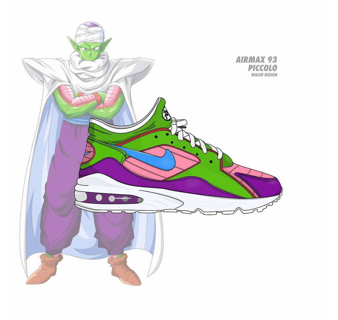 Dragonball Z Nike Collaboration Piccolo Air Max 93