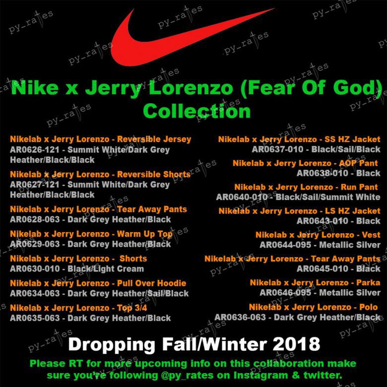 Jerry Lorenzo Nike Release Info 1 E1516223927754