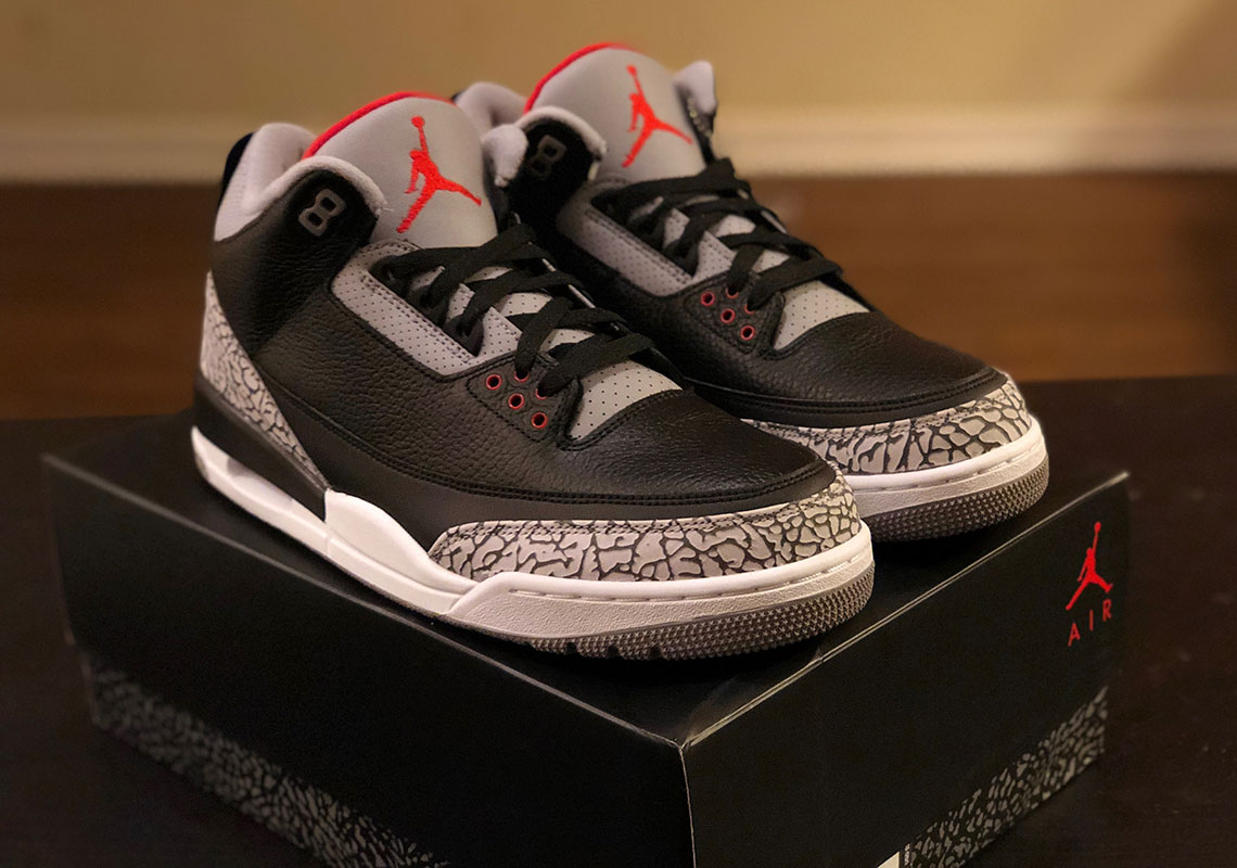 Jordan 3 Black Cement February 2018 Release Date 2