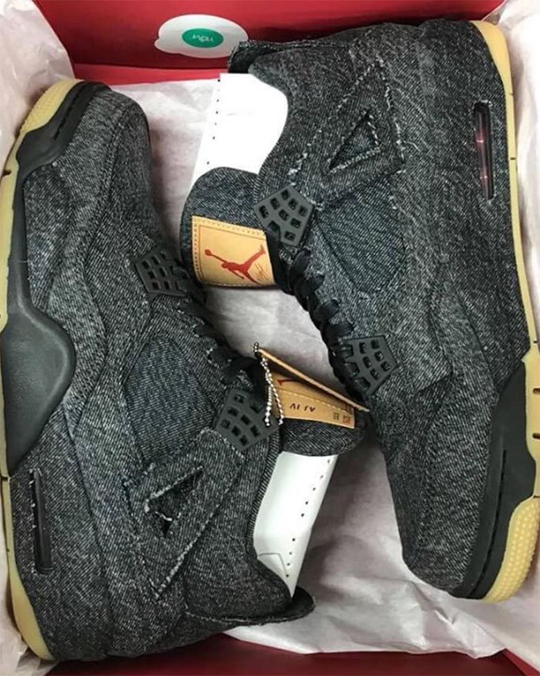 Jordan 4 Levis Black Release Date