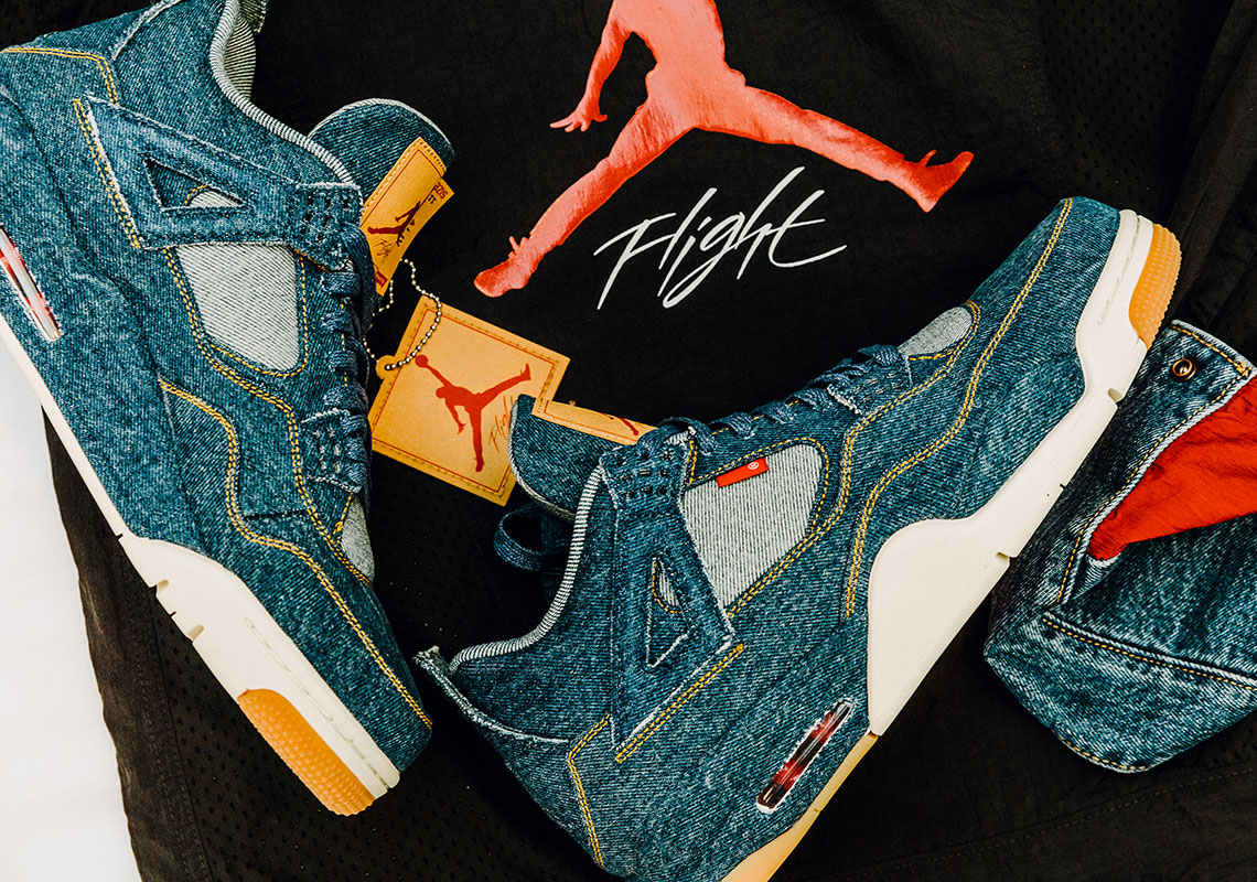 Where To Buy The Levi's x Air Jordan 4 And Trucker Jacket