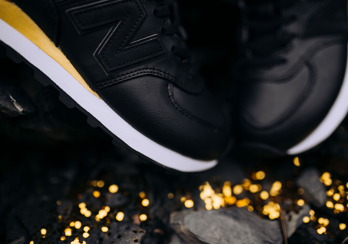 New Balance Black Metallic Gold Wmns Available Now 4