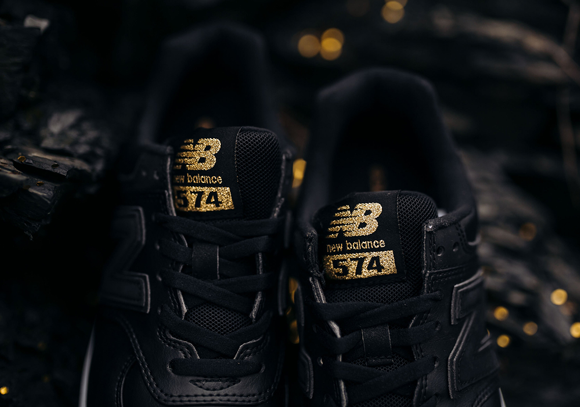 New Balance Black Metallic Gold Wmns Available Now 7