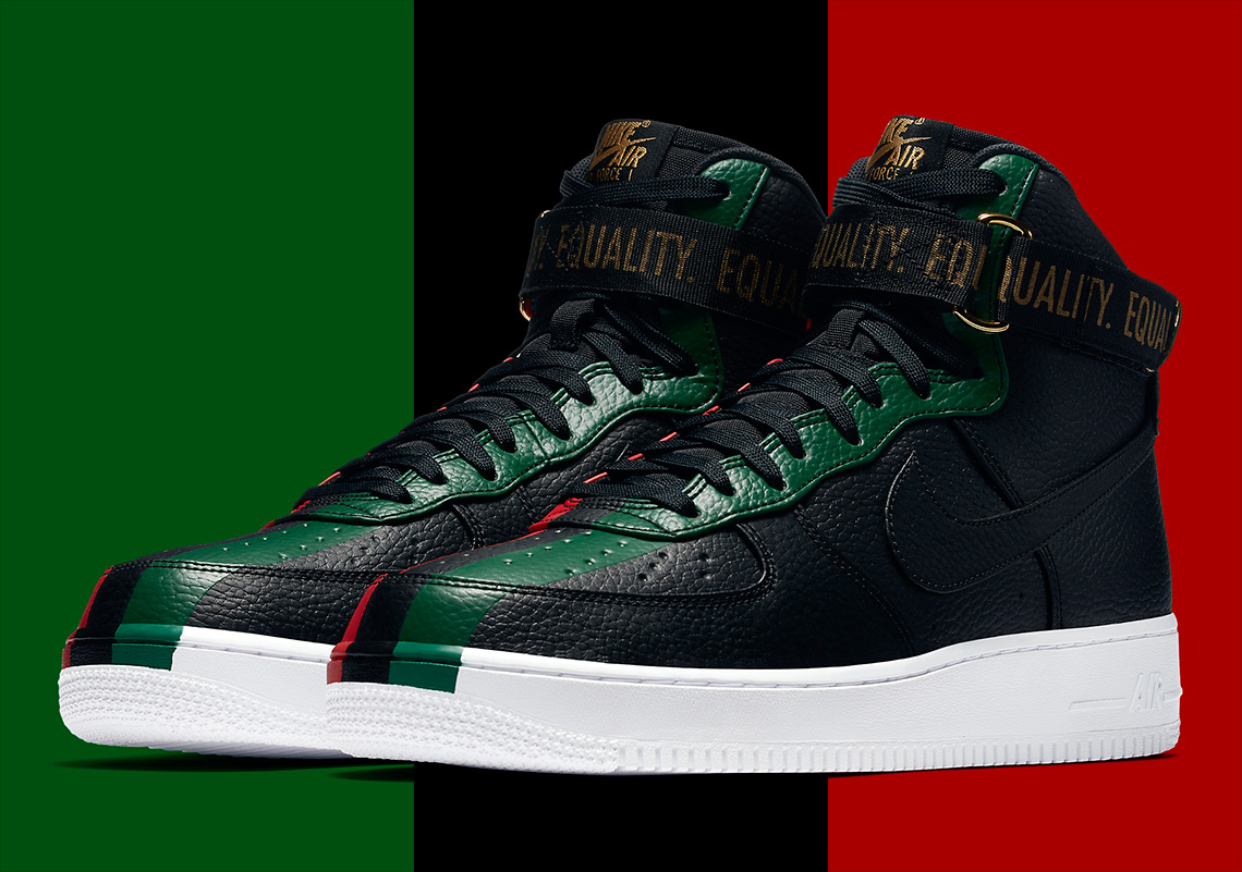 Official Images Of The Nike Air Force 1 High "BHM"