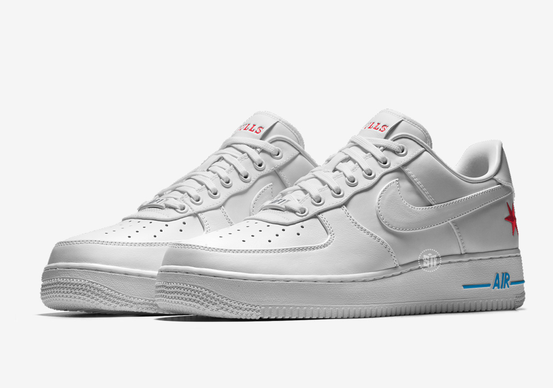 Nike Air Force 1 Id City Edition Bulls