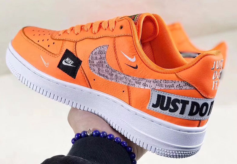 Nike Air Force 1 Low Just Do It Orange 2