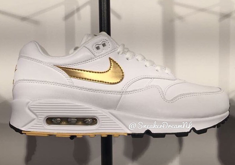 Nike Air Max 1 90 White Gold