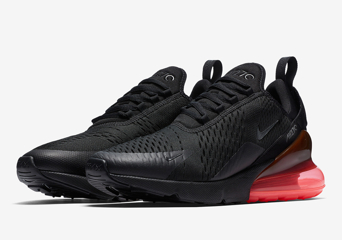 Nike Air Max 270 Black Hot Punch Ah8050 010 6