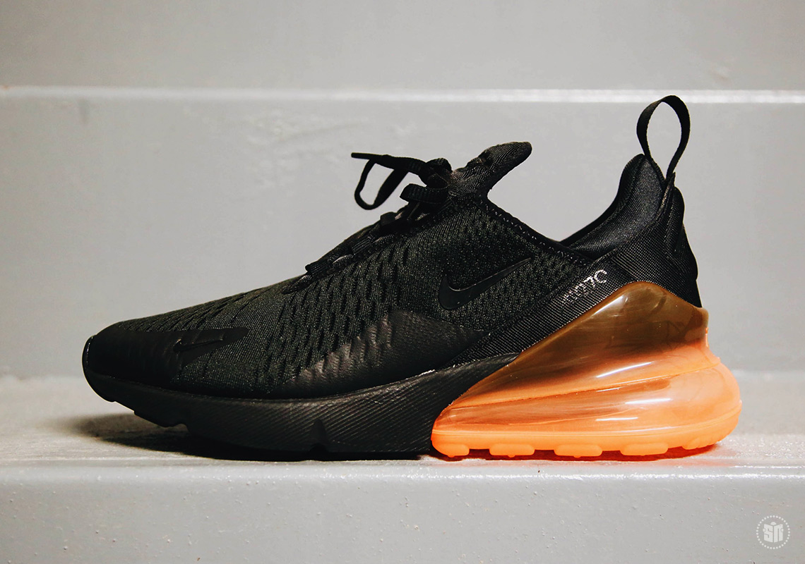 Nike Air Max 270 Black Orange Ah8050 008 3