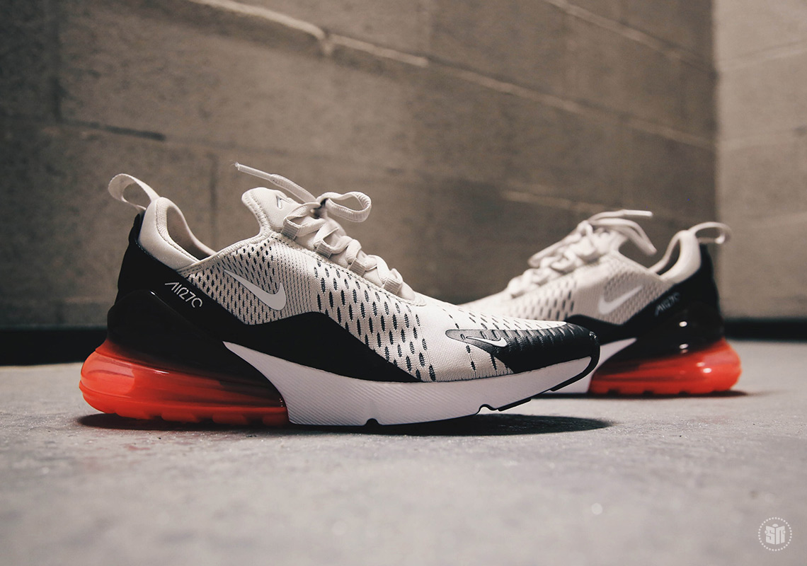 Nike Air Max 270 Light Bone Hot Punch 2