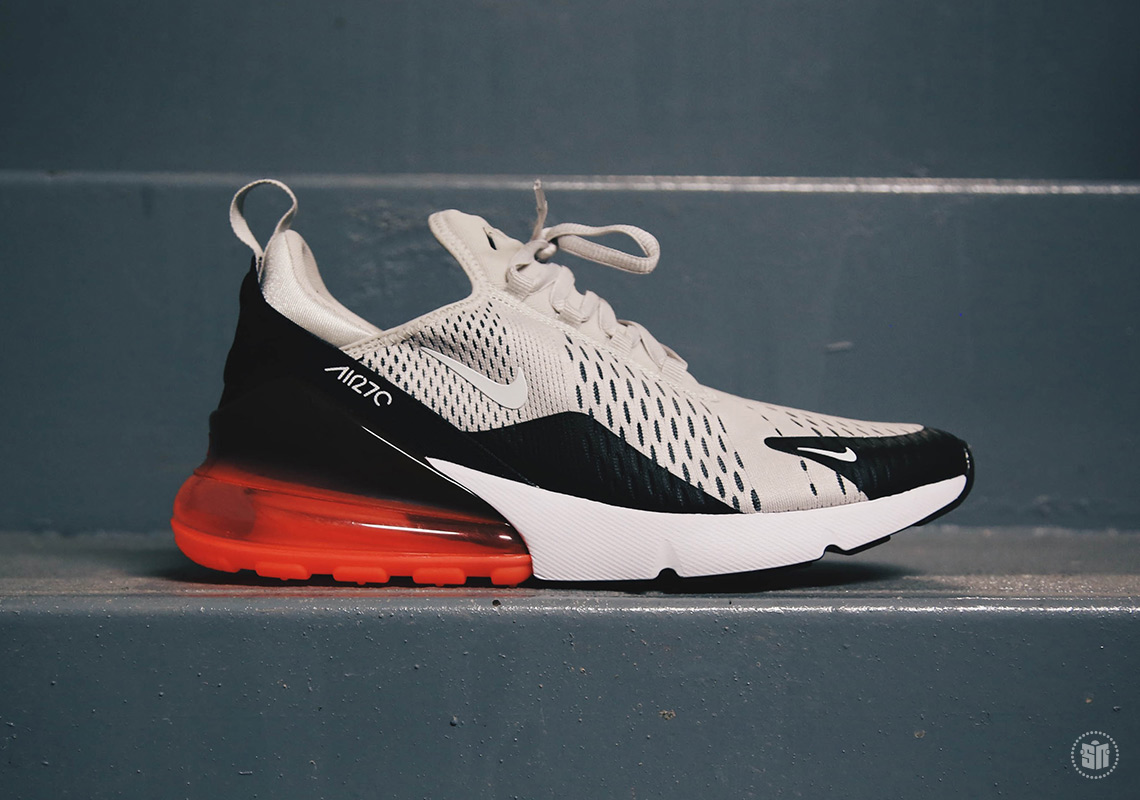 Nike Air Max 270 Light Bone Hot Punch 6