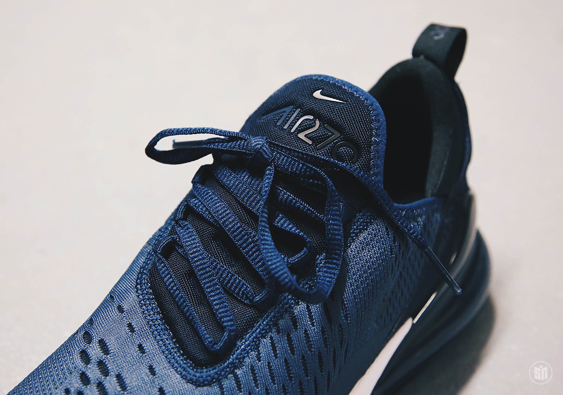 Nike Air Max 270 Midnight Navy Black White Ah8050 400 3