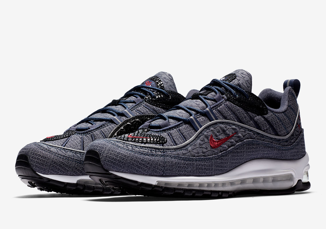 Nike Dresses The Air Max 98 In A Denim-Like Construction