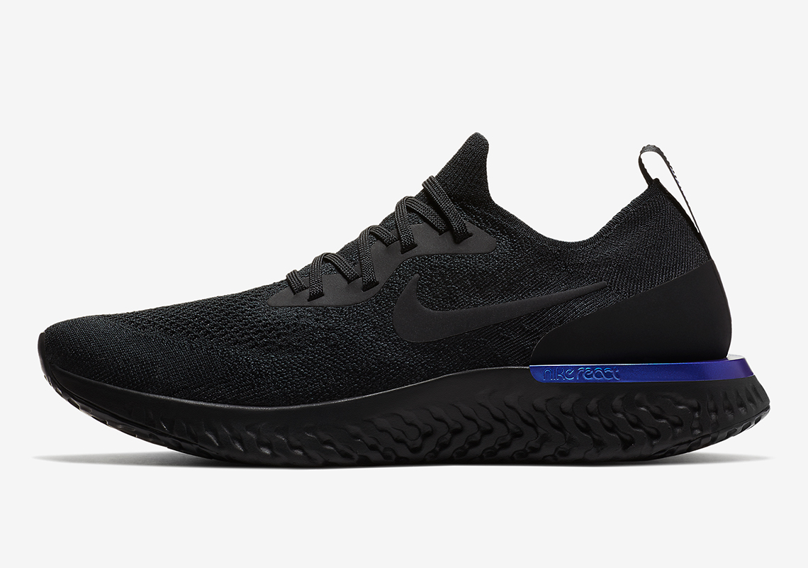 Nike Epic React Black Blue Aq0067 004 3