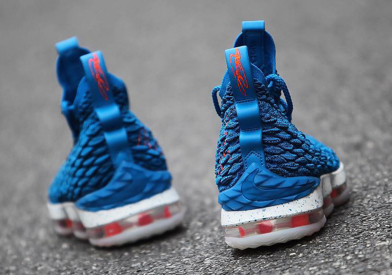 Nike Lebron 15 Hwc Blue Orange 4