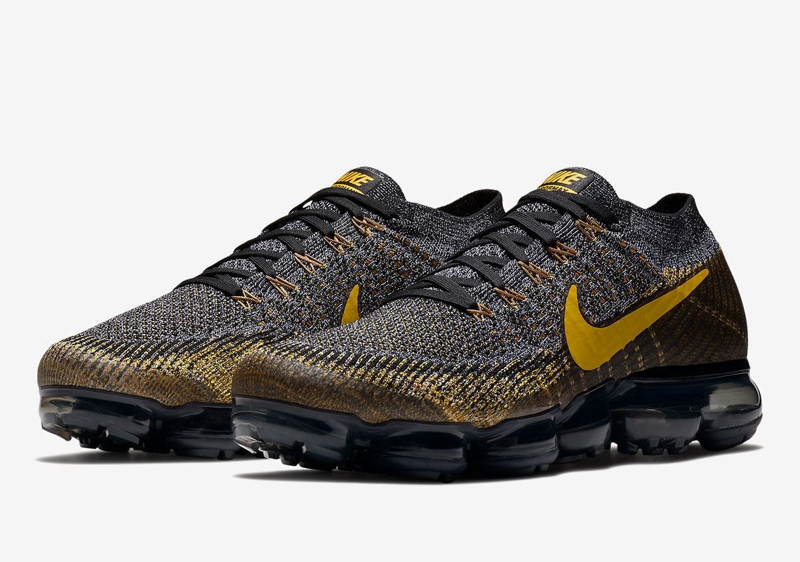 Nike Dresses The Vapormax Up in Black And Yellow