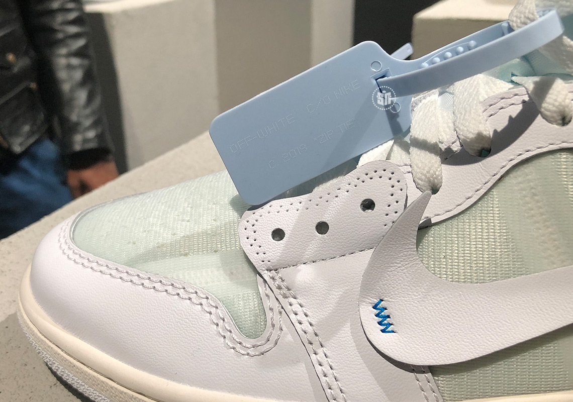 Off White Air Jordan 1 White Detailed Look 3