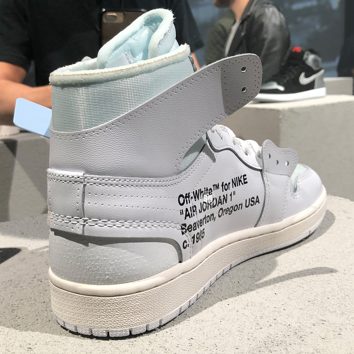 Off White Air Jordan 1 White Detailed Look 5